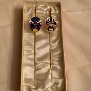 Peking opera mask bookmark